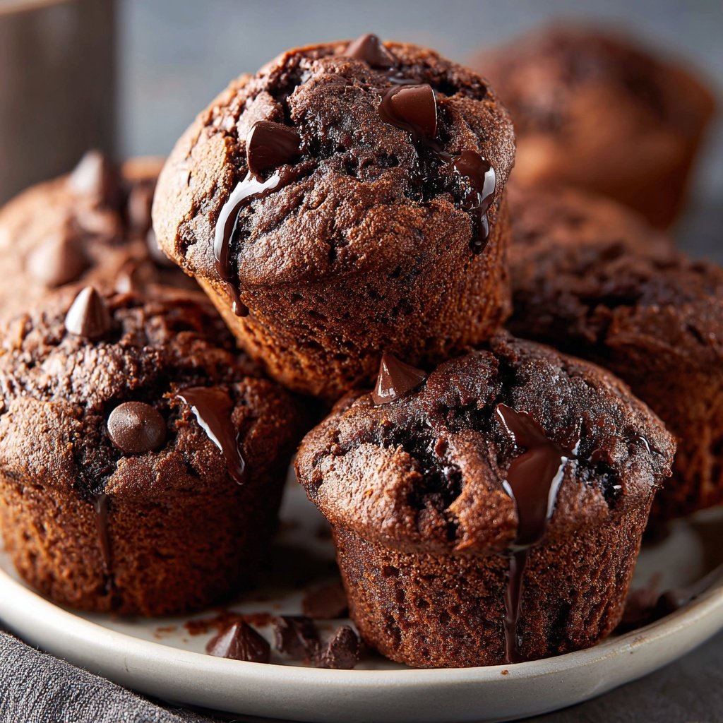 Chocolate Almond Flour Muffins