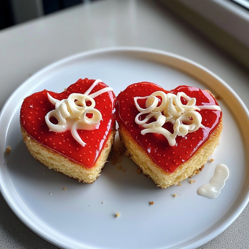 Mini Heart Cake for Valentines