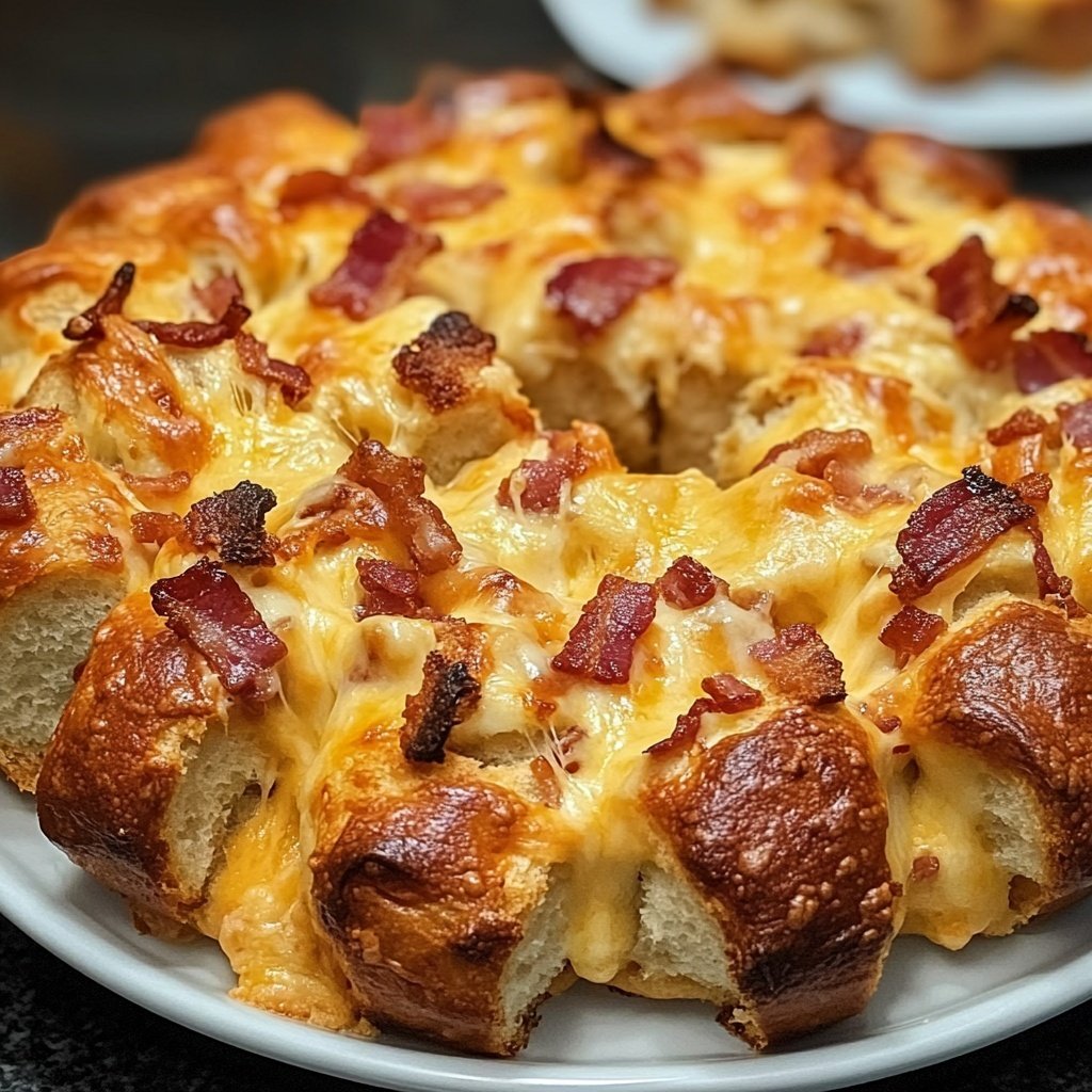 Super Bowl Party Food Cheesy Pull Apart Bread